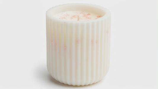 Video preview of the Rose Aurelia candle by AALIS Home burning gently.
